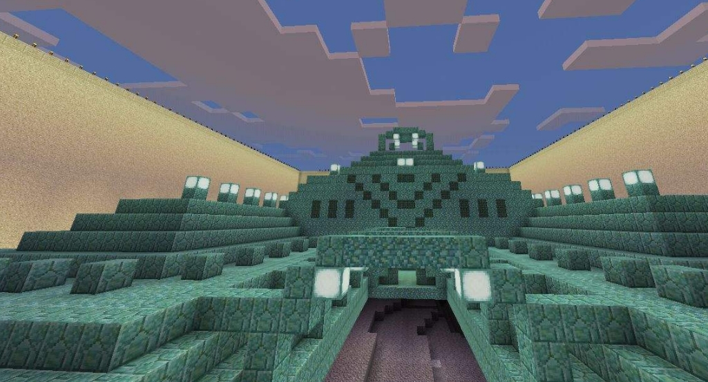 Minecraft 海底神殿的正确打法 把水抽干竟然只需30秒 热备资讯