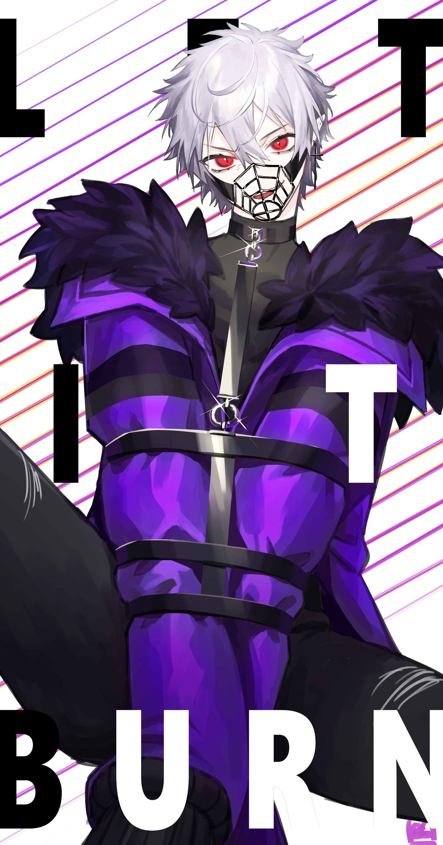 小心利牙笼嘴插画特辑20210204