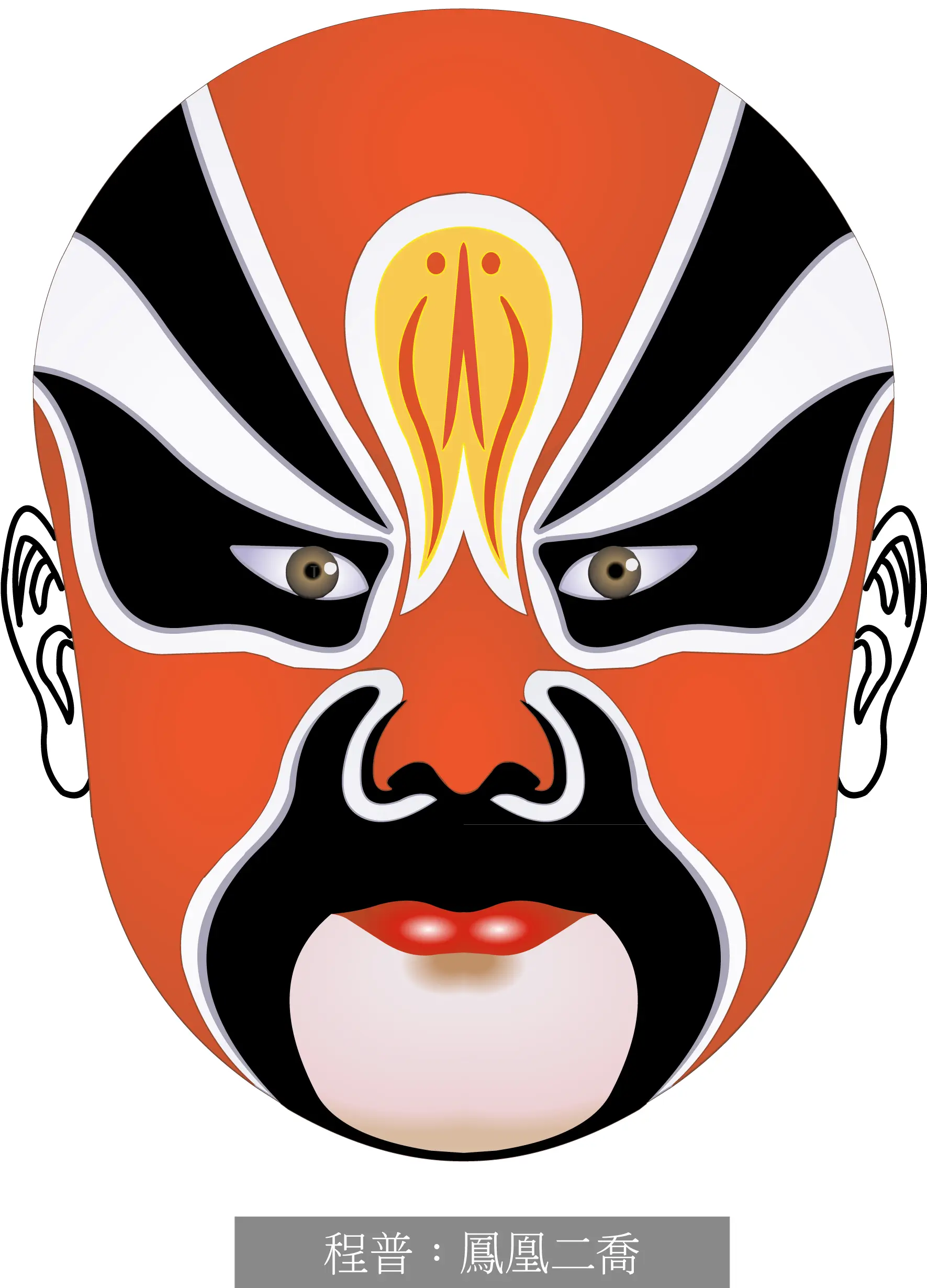 京剧净角脸谱,源自淘宝