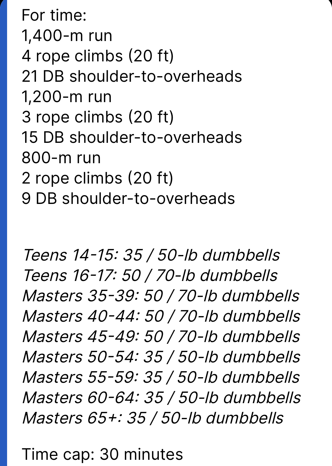 2022 年 CrossFit Games Age Group EVENT 哔哩哔哩