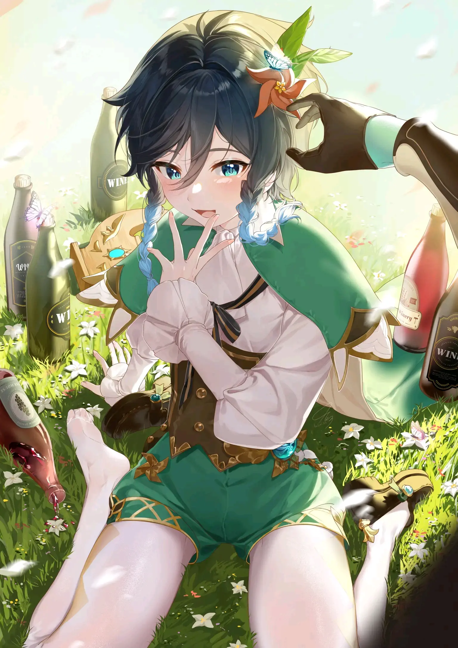 原神/同人文/温迪和空〕温迪的大胆告白 旅行者空与温迪4(完)