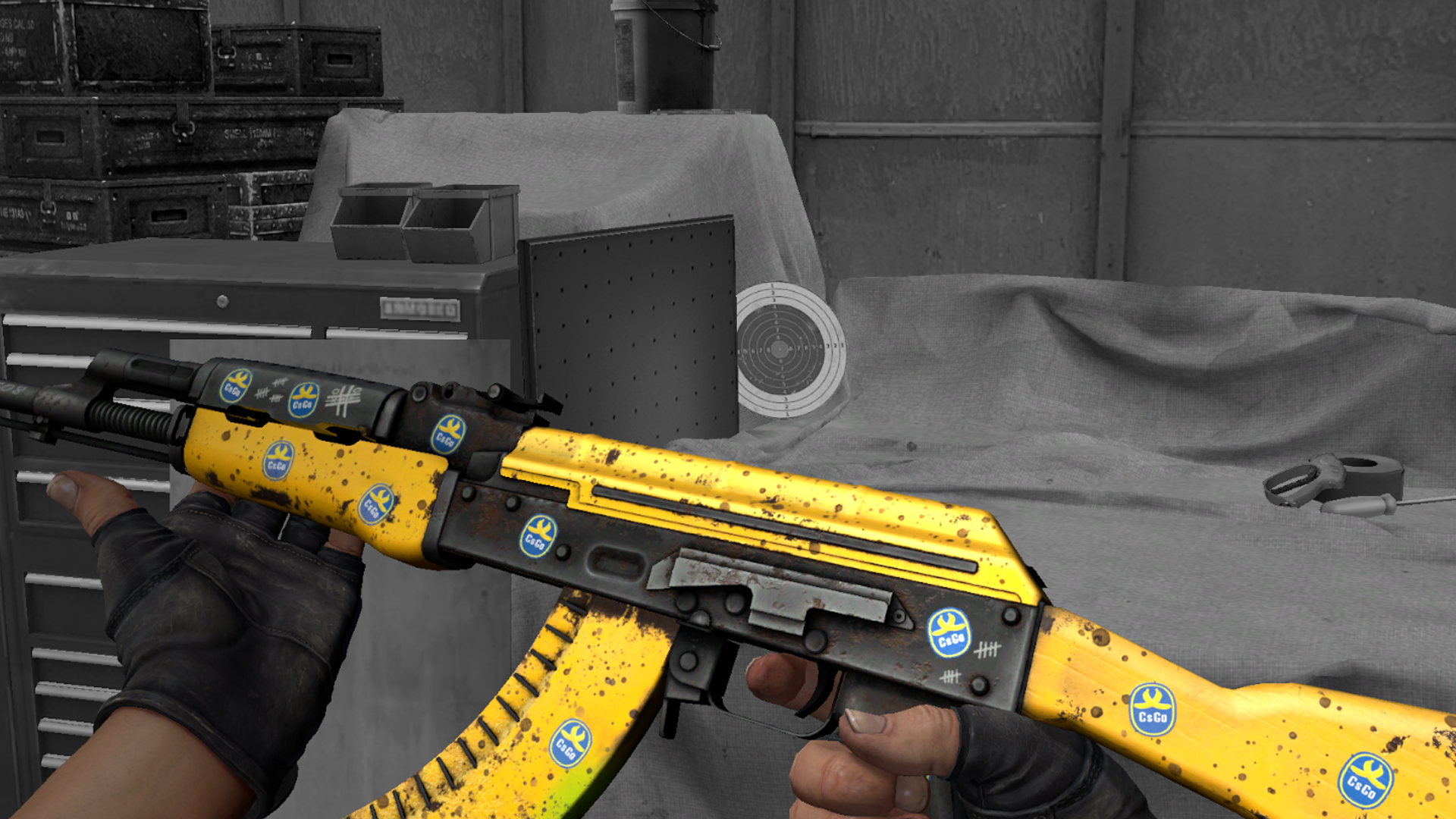 Steam创意工坊CSGO皮肤推荐(11)香蕉加农炮（Bnana Mode）系列，现已加入变革收藏品 哔哩哔哩