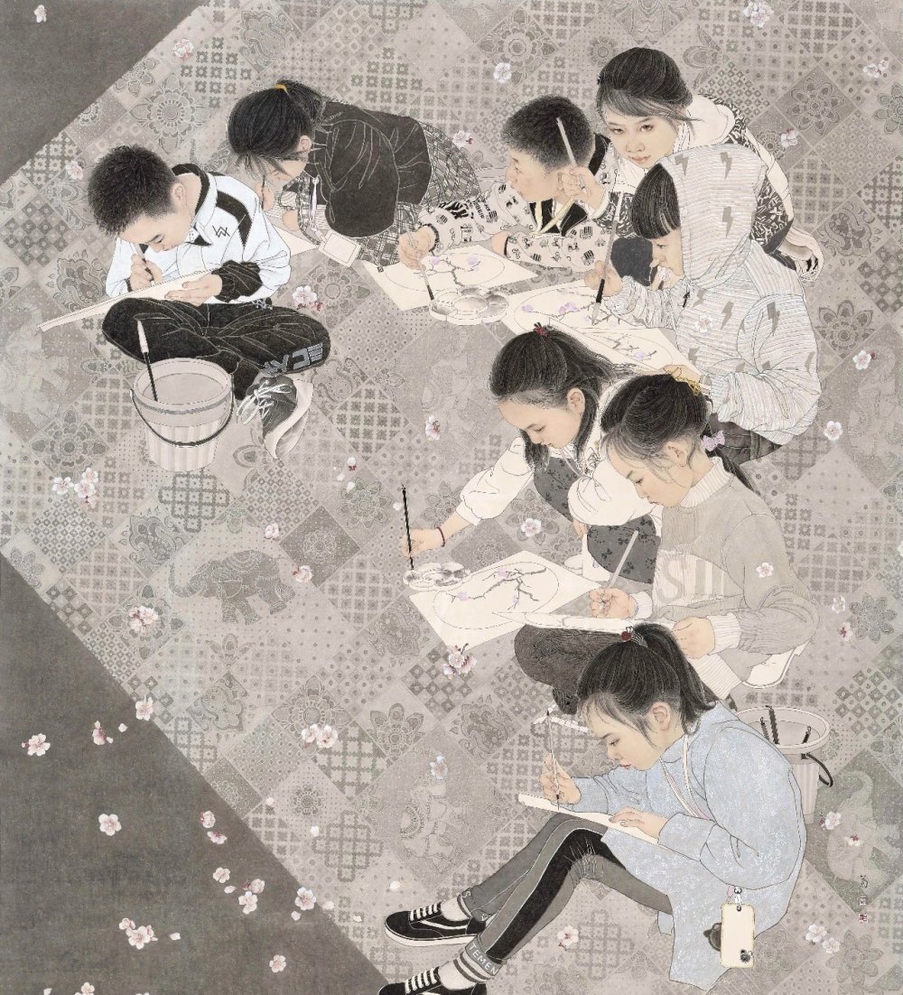 国展作品画家周忠菊全国美展获奖入选作品欣赏