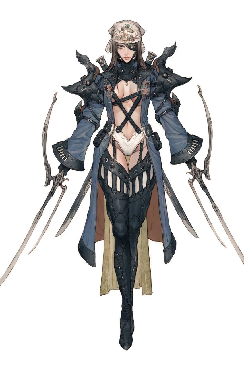 霸气十足力量感十足的人物设计大佬太强了