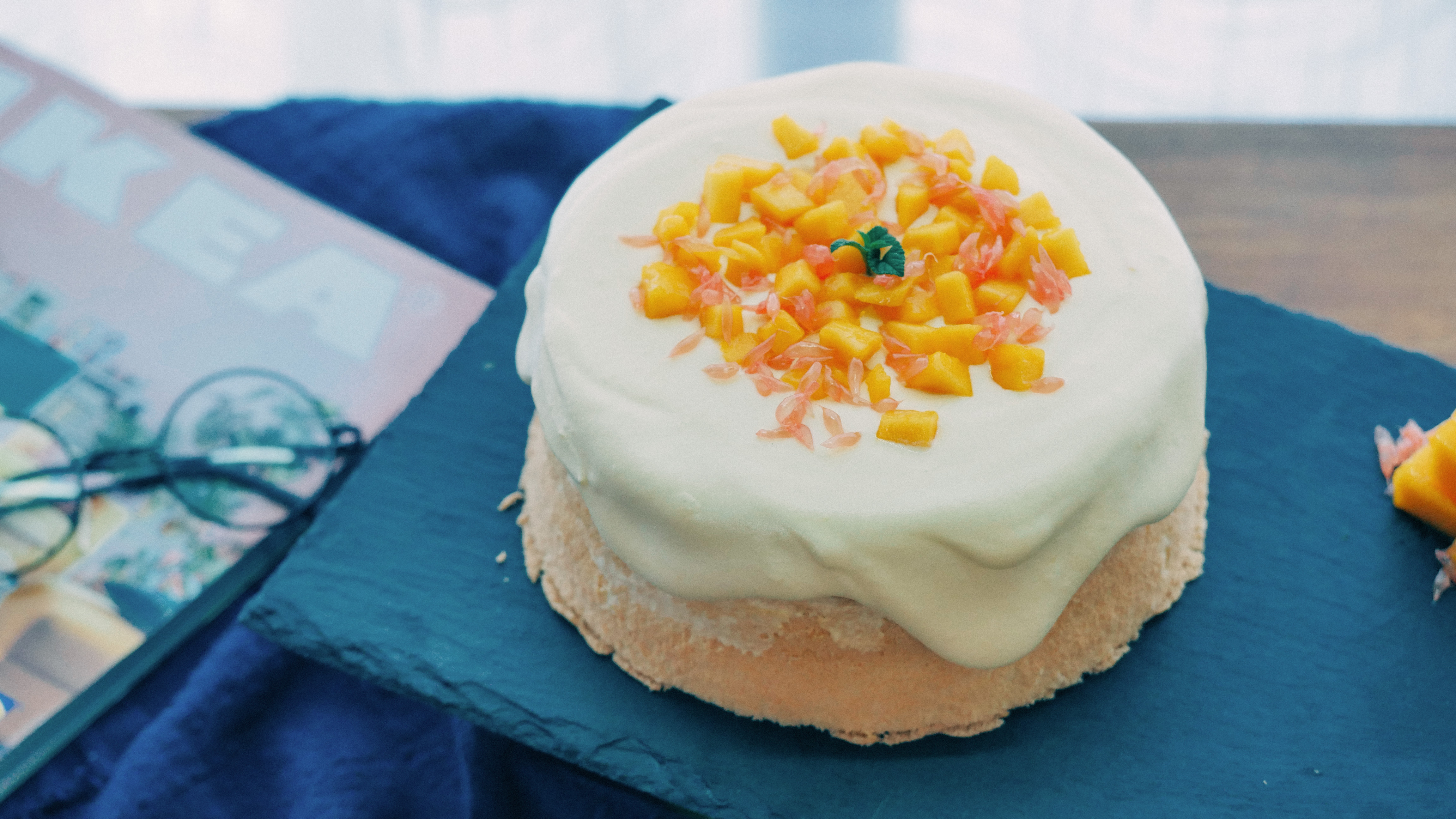 创意杨枝甘露爆浆蛋糕来袭!恐怕你要跪舔屏幕了!