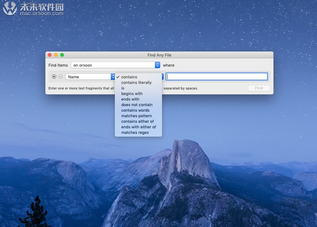 Find Any File FAF for mac download free