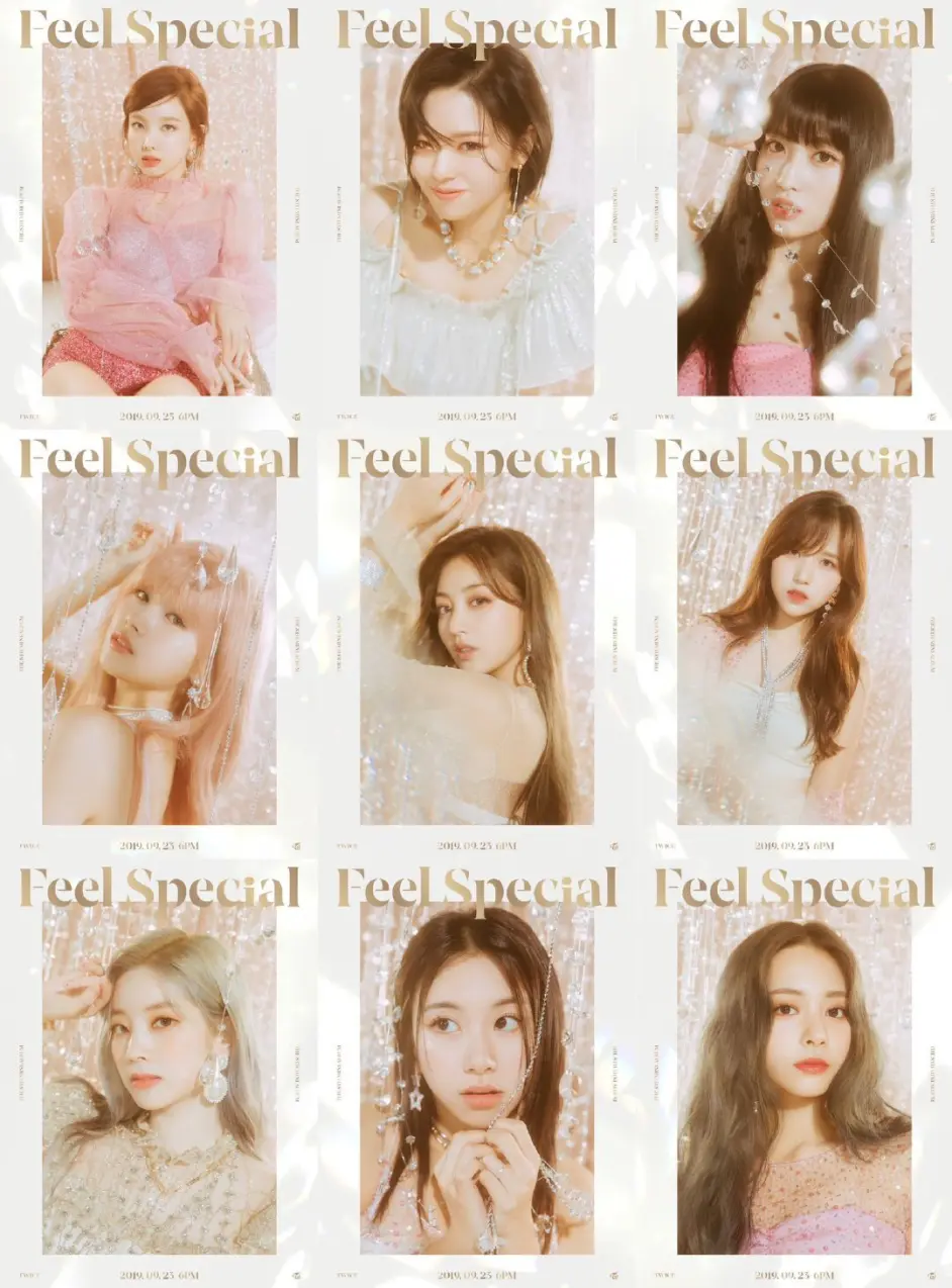 Twice九宫格 美丽九朵花 哔哩哔哩