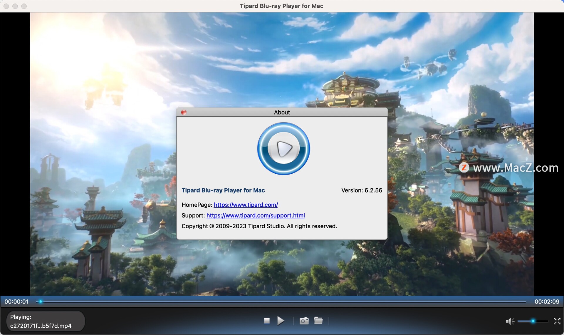 Tipard Blu-ray Player 6.3.36 instaling