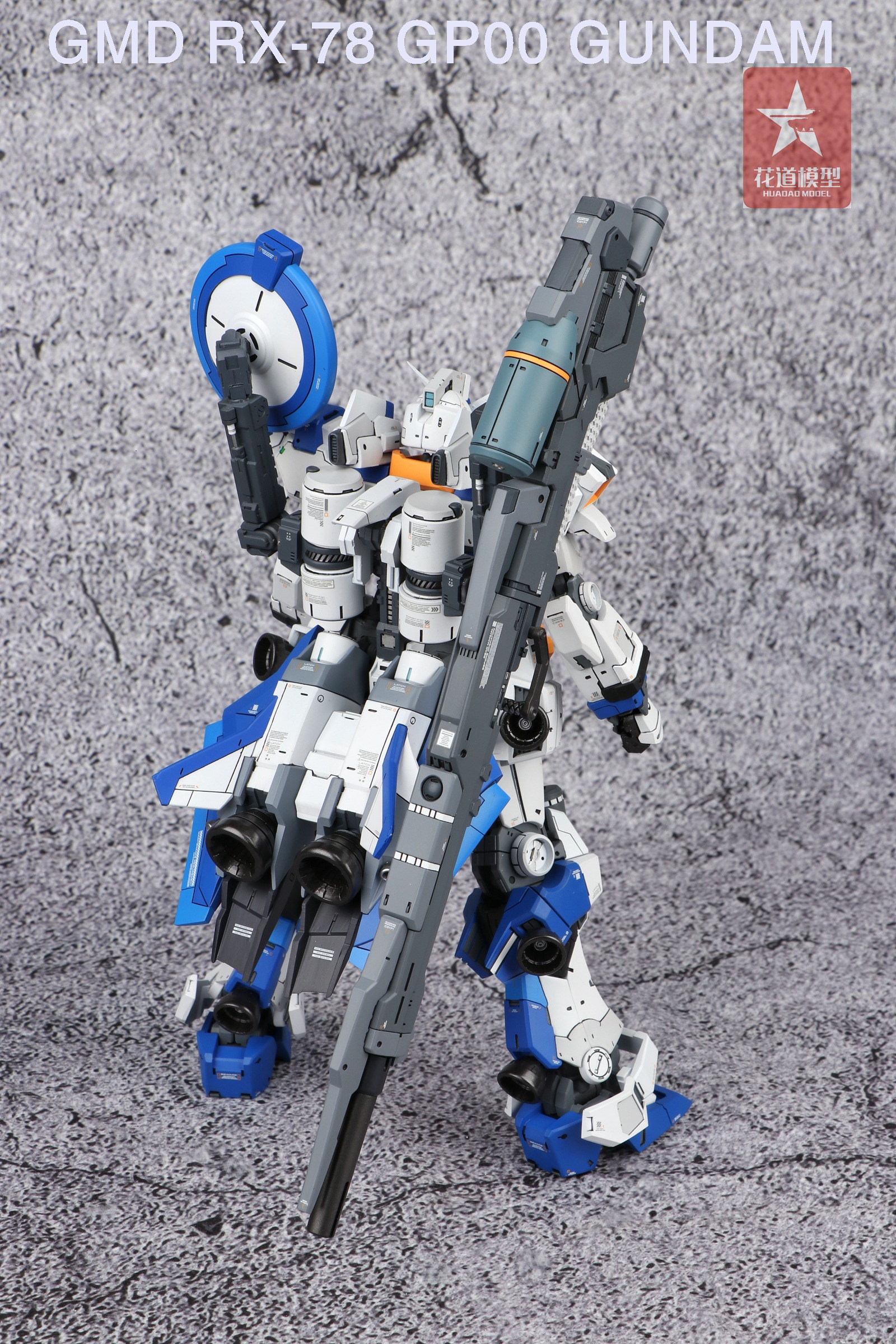 达人佳作:【花道模型工作室】全gk1/90 gmd rx-78 gp00 高达试作原型