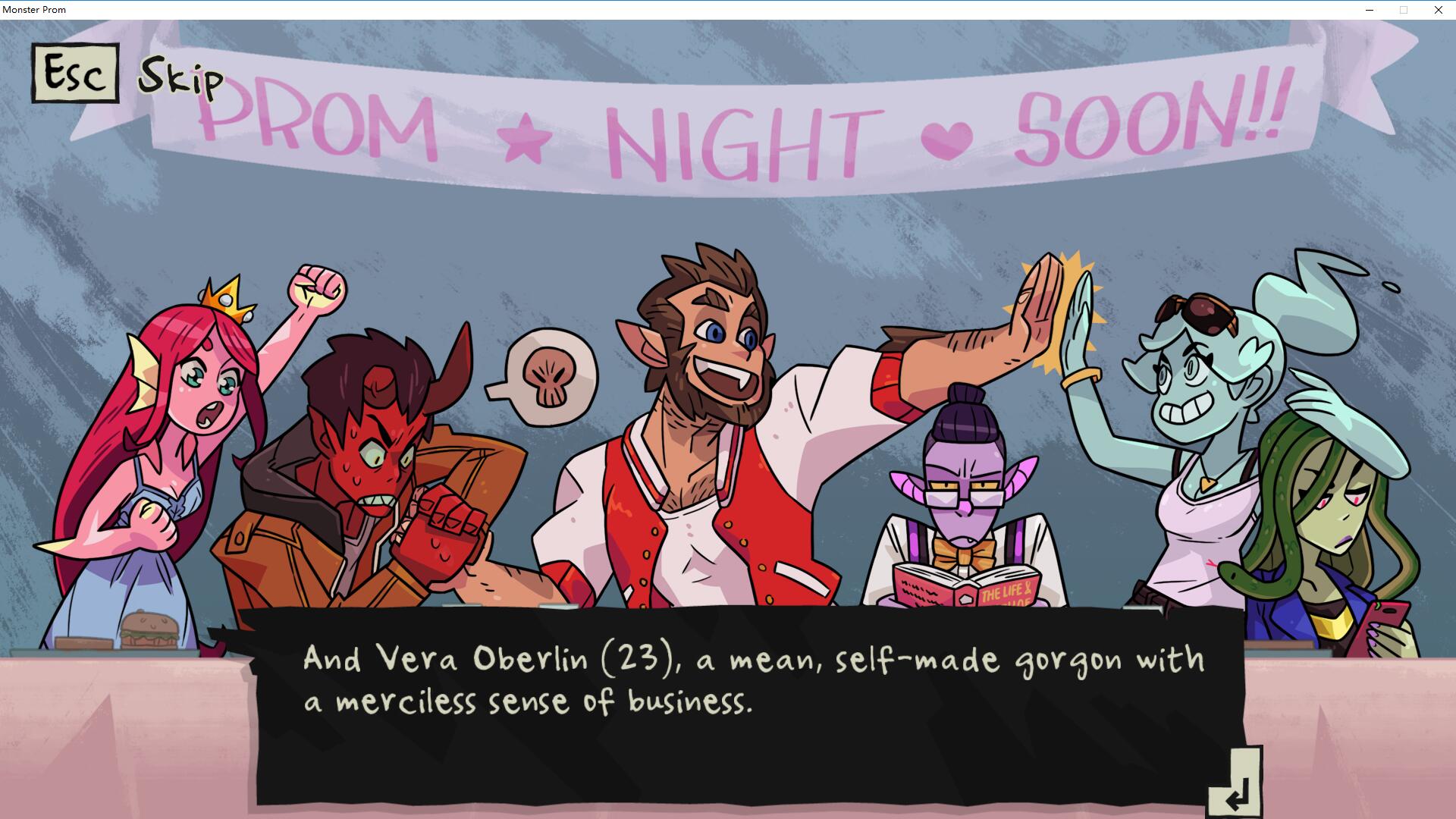 等待官中的潜力galgame《魔物学园:毕业舞会》评测