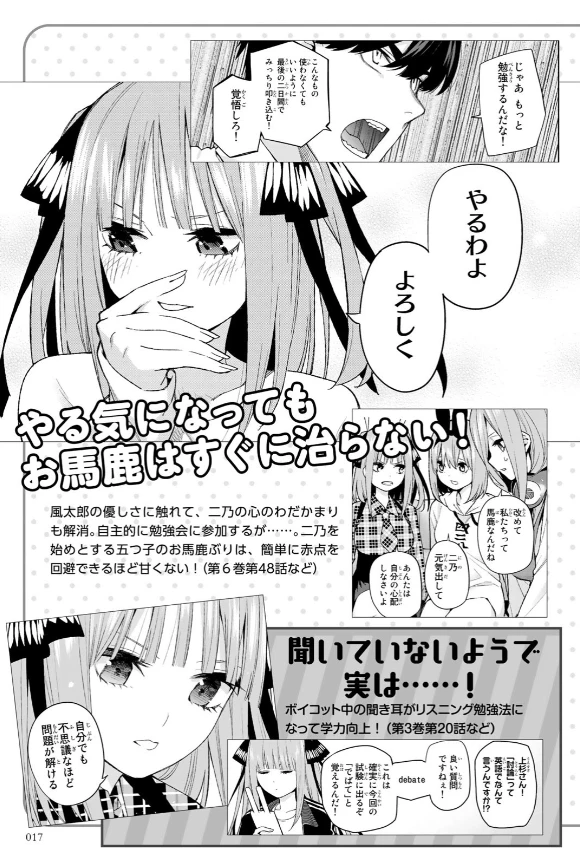 五等分的花嫁 角色书 二乃