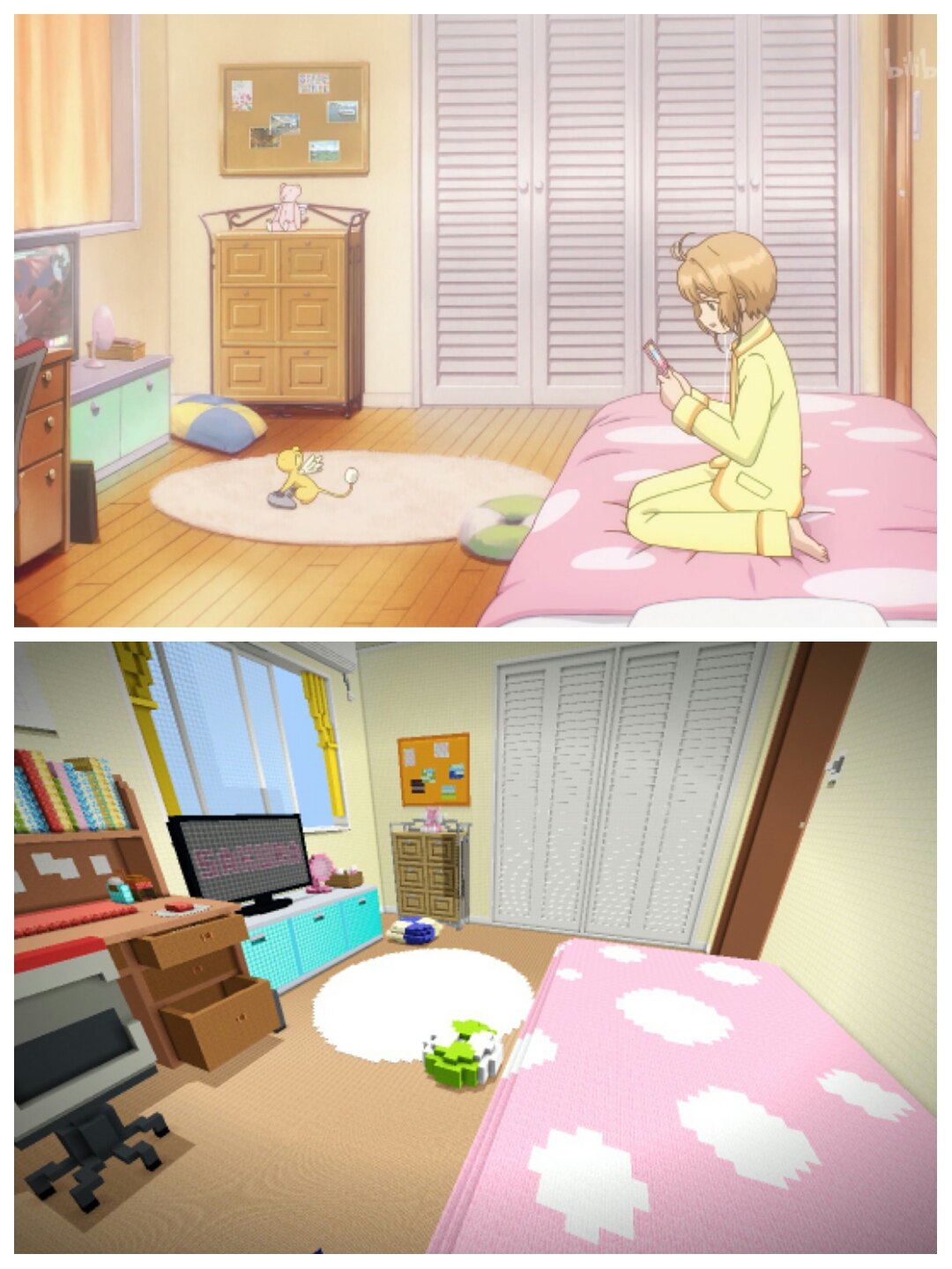 【魔卡少女樱】你知道小樱的房间究竟是什么样子的吗?