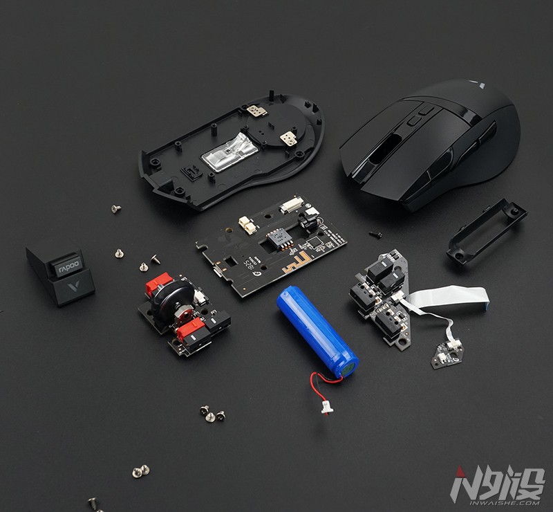 雷柏VT350双模游戏鼠标拆解评测