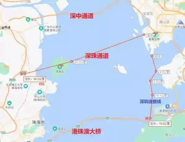 建深珠通道无非是想拉近珠海与深圳的距离,承接深圳的产业,以获得自身