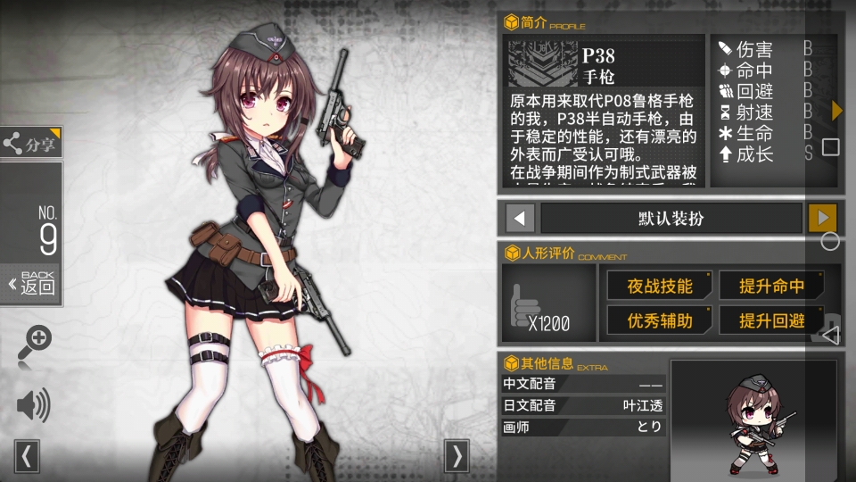 少女前线 枪械介绍 p38