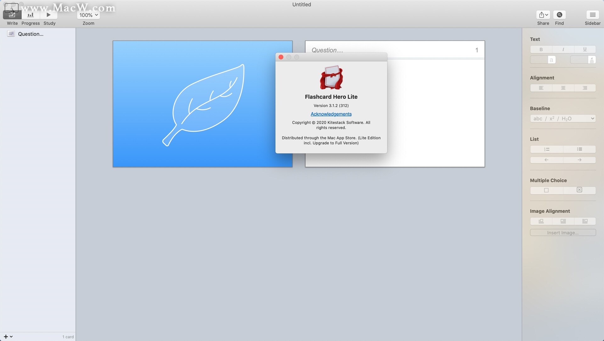 flashcard hero not saving in icloud drive