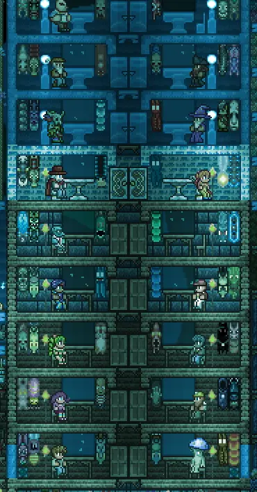 泰拉瑞亚1 4npc快乐系统与房屋分配方案 哔哩哔哩