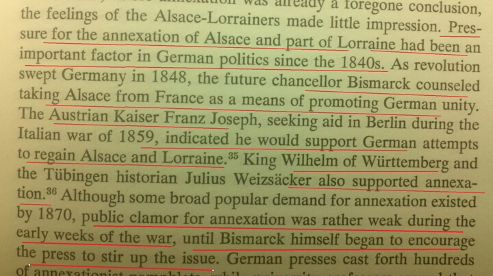1871――1918阿尔萨斯―洛林和德国不情愿的