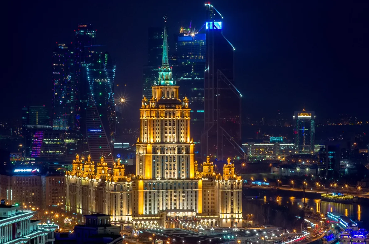 乌克兰总统府夜景图片