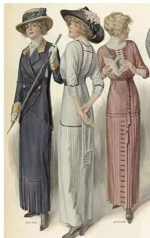 20世纪初欧洲服饰图片