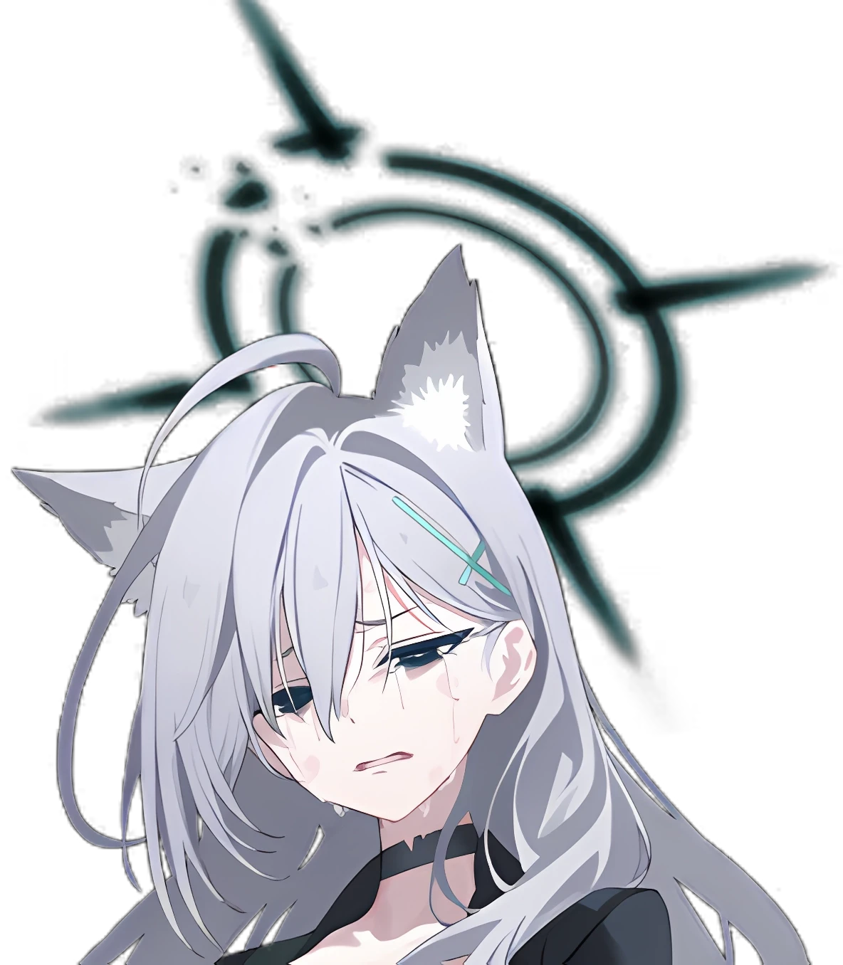 白子 -色彩&战损-（シロコ）——基沃托斯差分立绘 - 哔哩哔哩