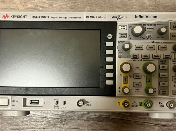 美国是德Keysight DSOX1102G两通道数字示波器 哔哩哔哩