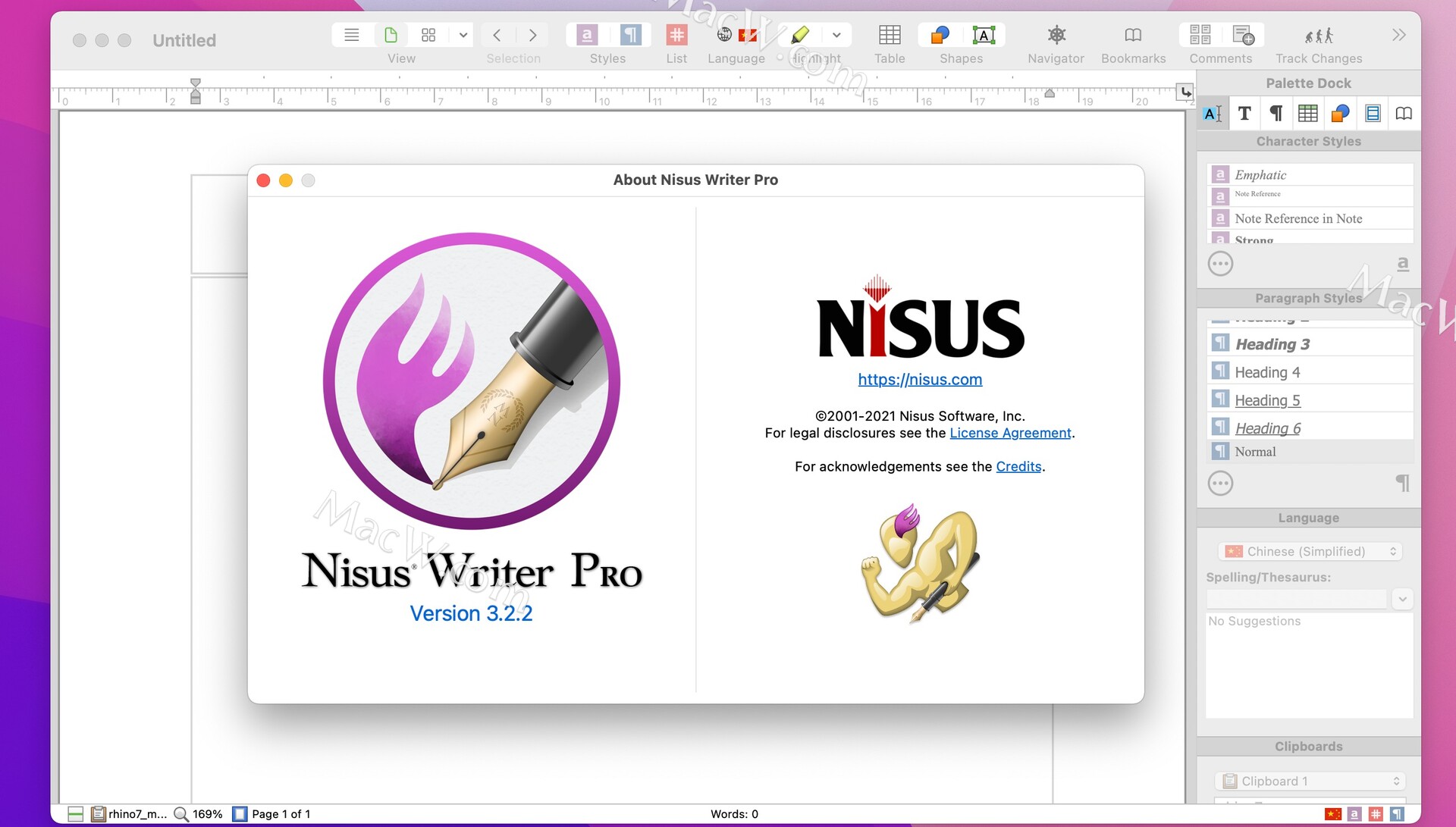 nisus writer pro