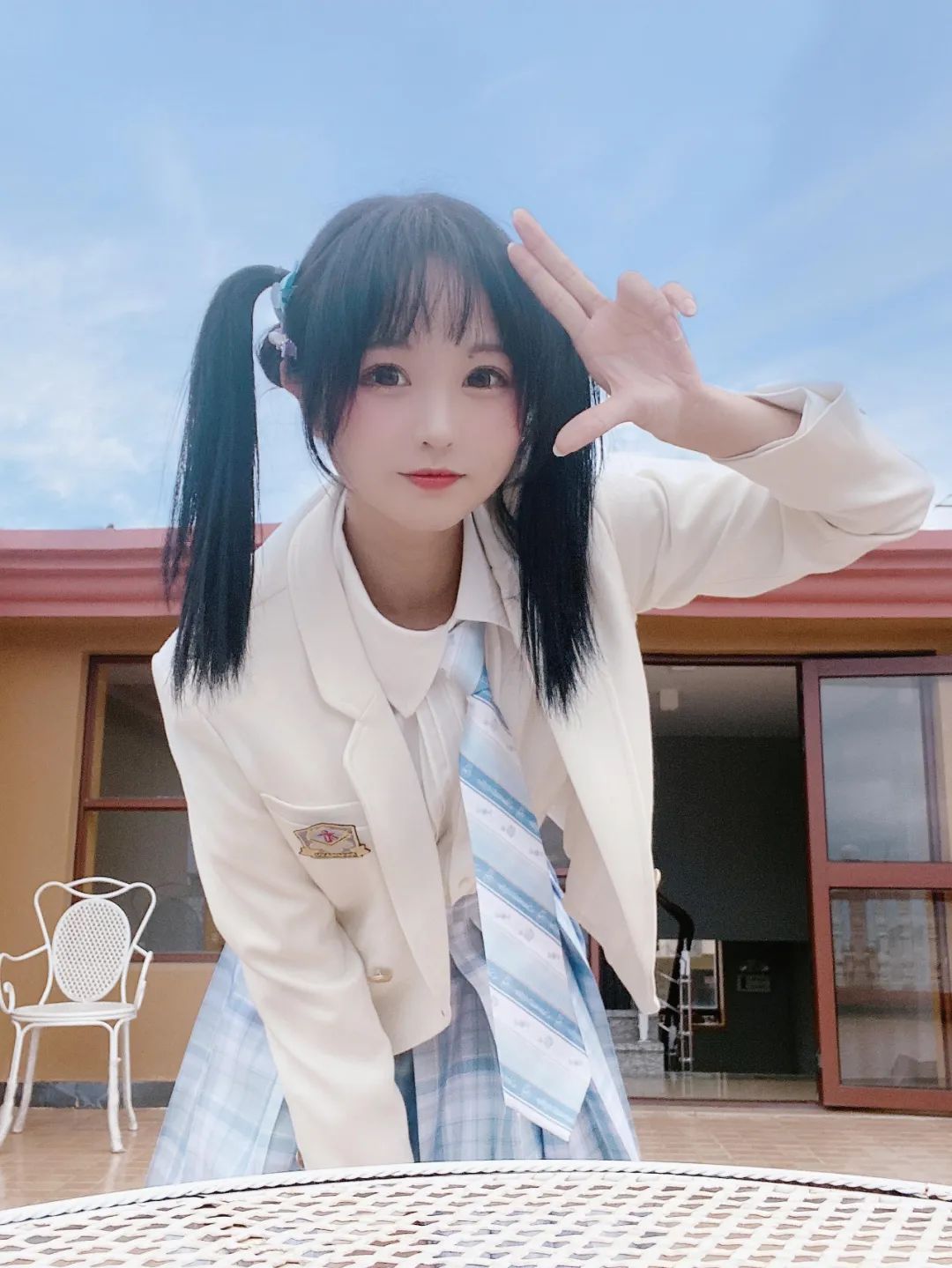 软妹| 双马尾jk制服学妹(@夏以喵0w0)