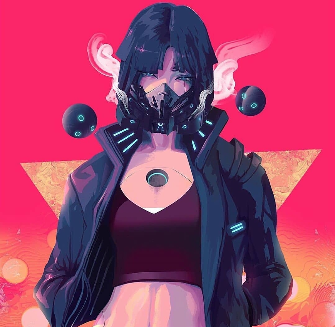暗黑未来下的独特美学,赛博朋克插画&建模大收集,开心集图乐第40期