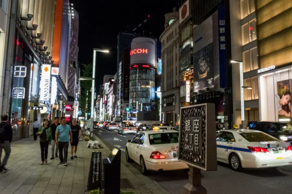 日本东京银座实拍 世界三大繁华中心之一 没有想象中那么喧嚣 哔哩哔哩