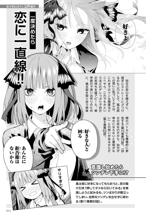 五等分的花嫁 角色书 二乃