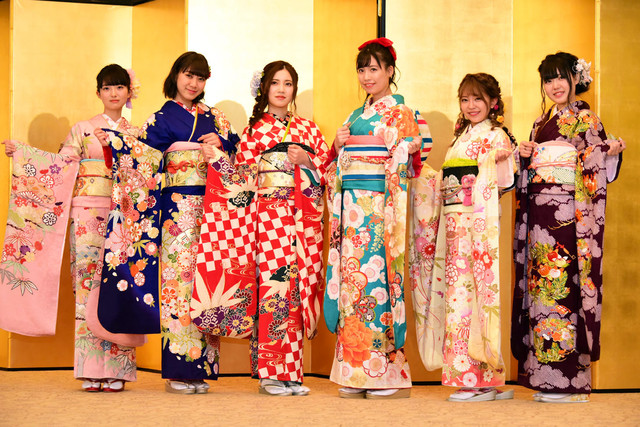 44名和服美女齐聚akb48成人式荻野由佳今年目标总选第一