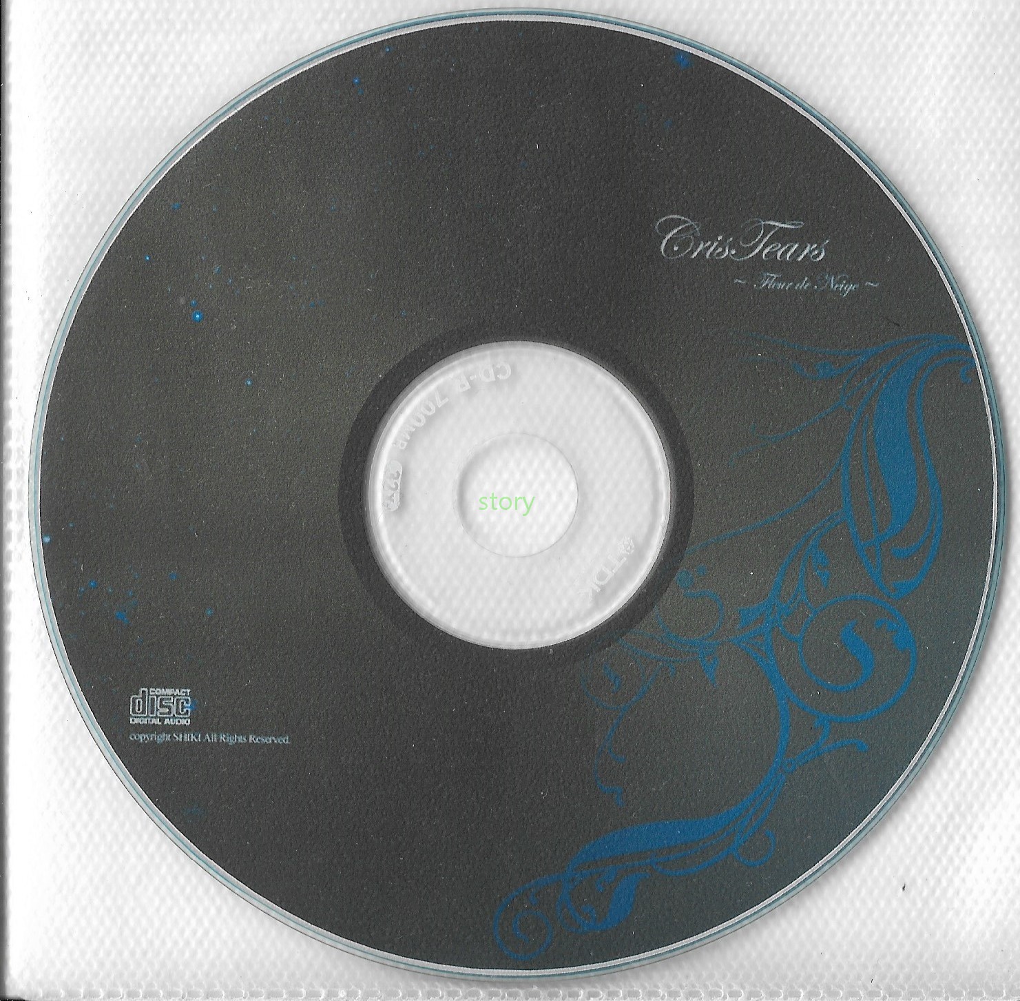 cristears cd-r版 盘面