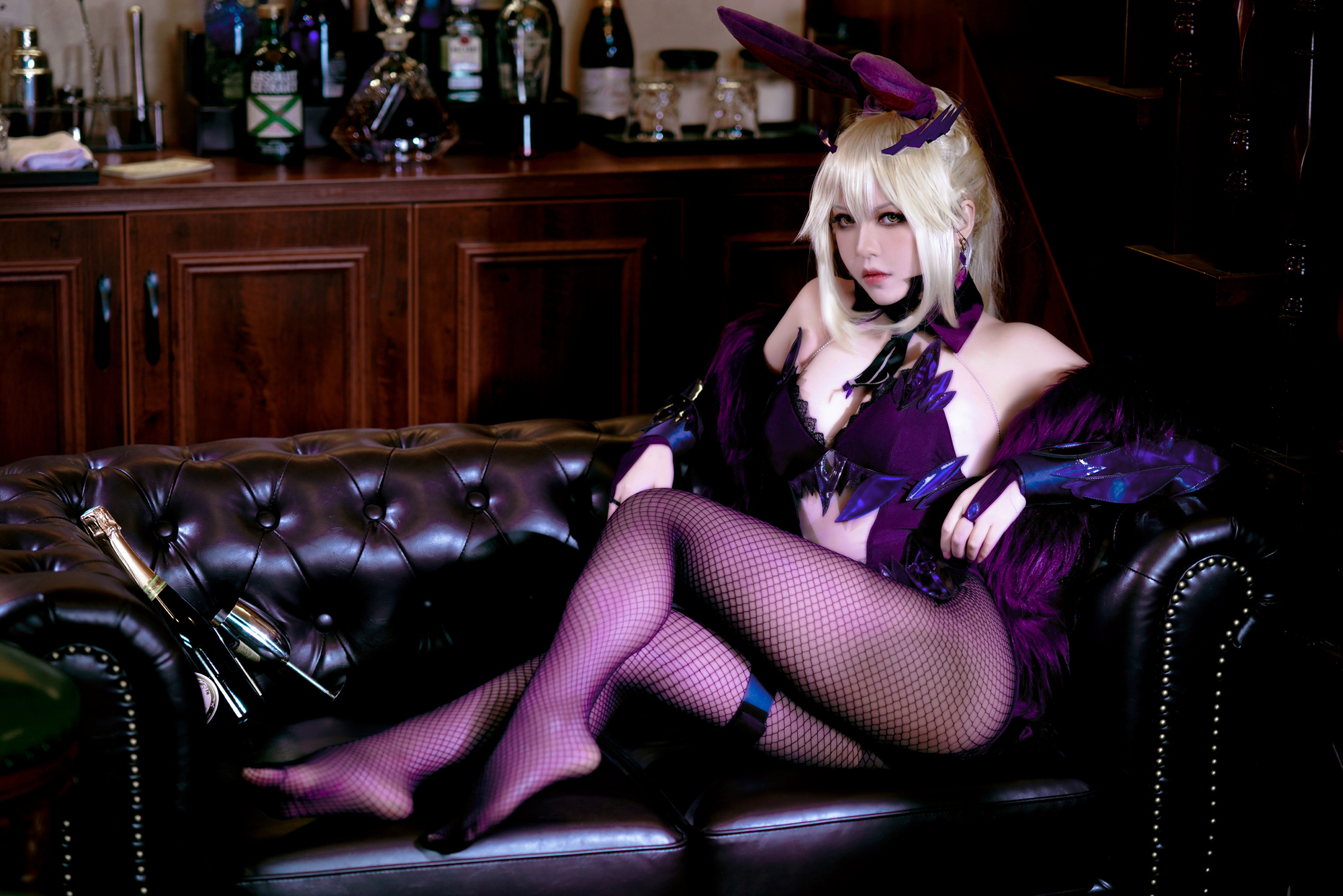 半半子CosPlay LancerAlter Bunny9