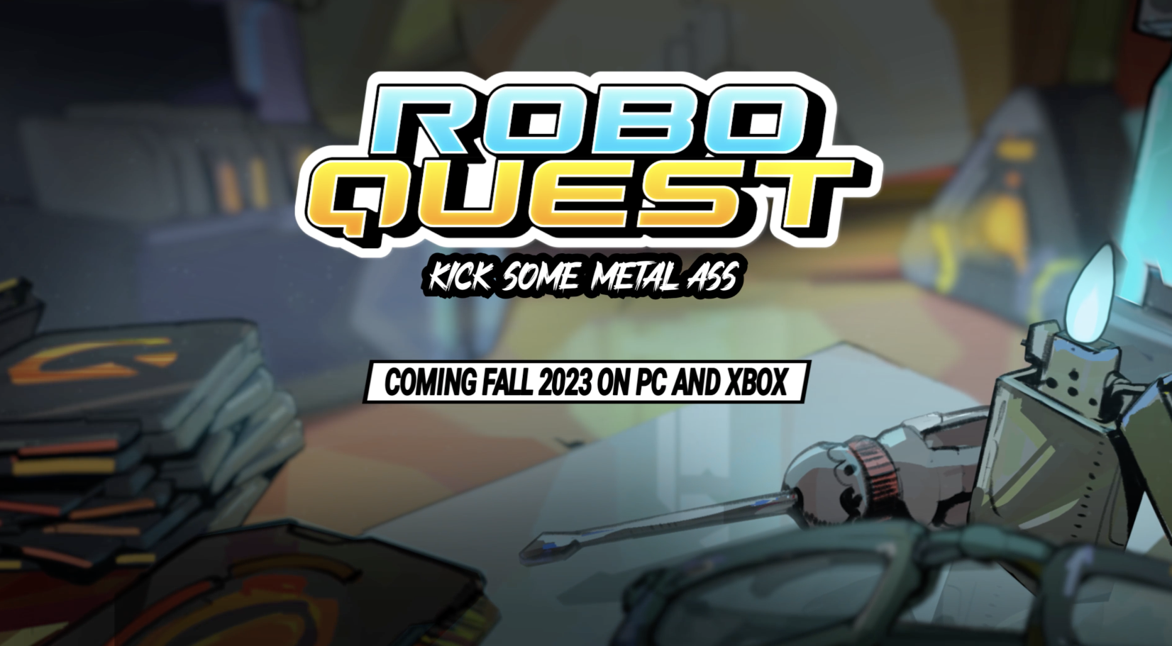 快节奏FPS Roguelite游戏《Roboquest》将于秋季发布，准备好暴打其它的破铜烂铁！ - 哔哩哔哩