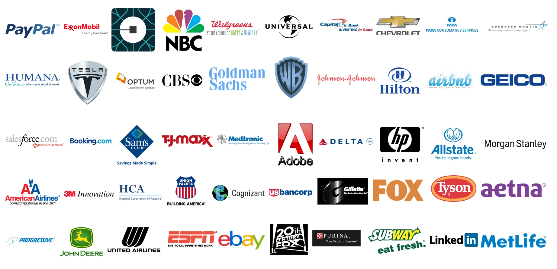 Logos For Brand Finance US 500 2020 Logos for brand finance us 500 2020