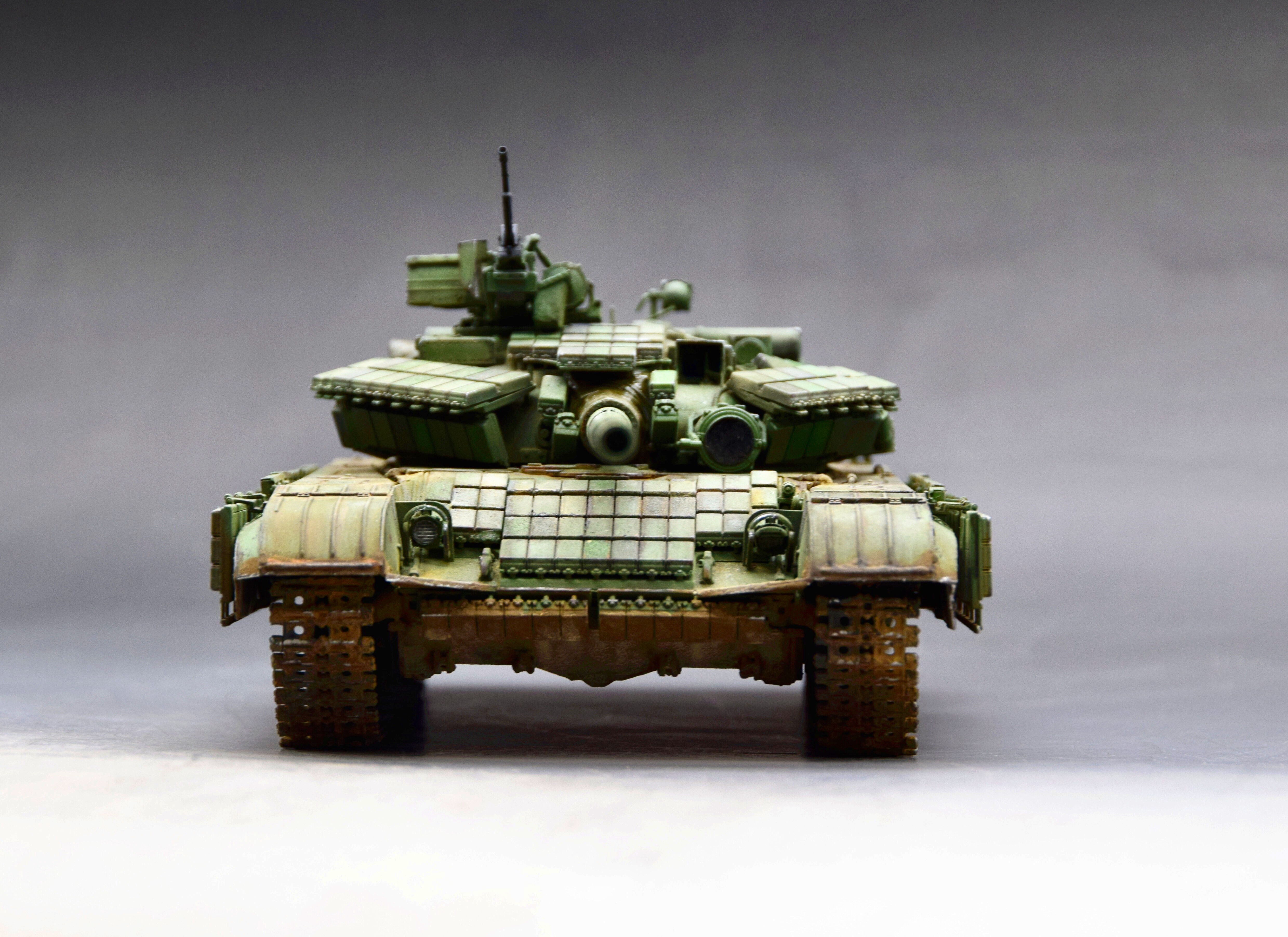 战争雷霆 t-64bv 1985 模型作品
