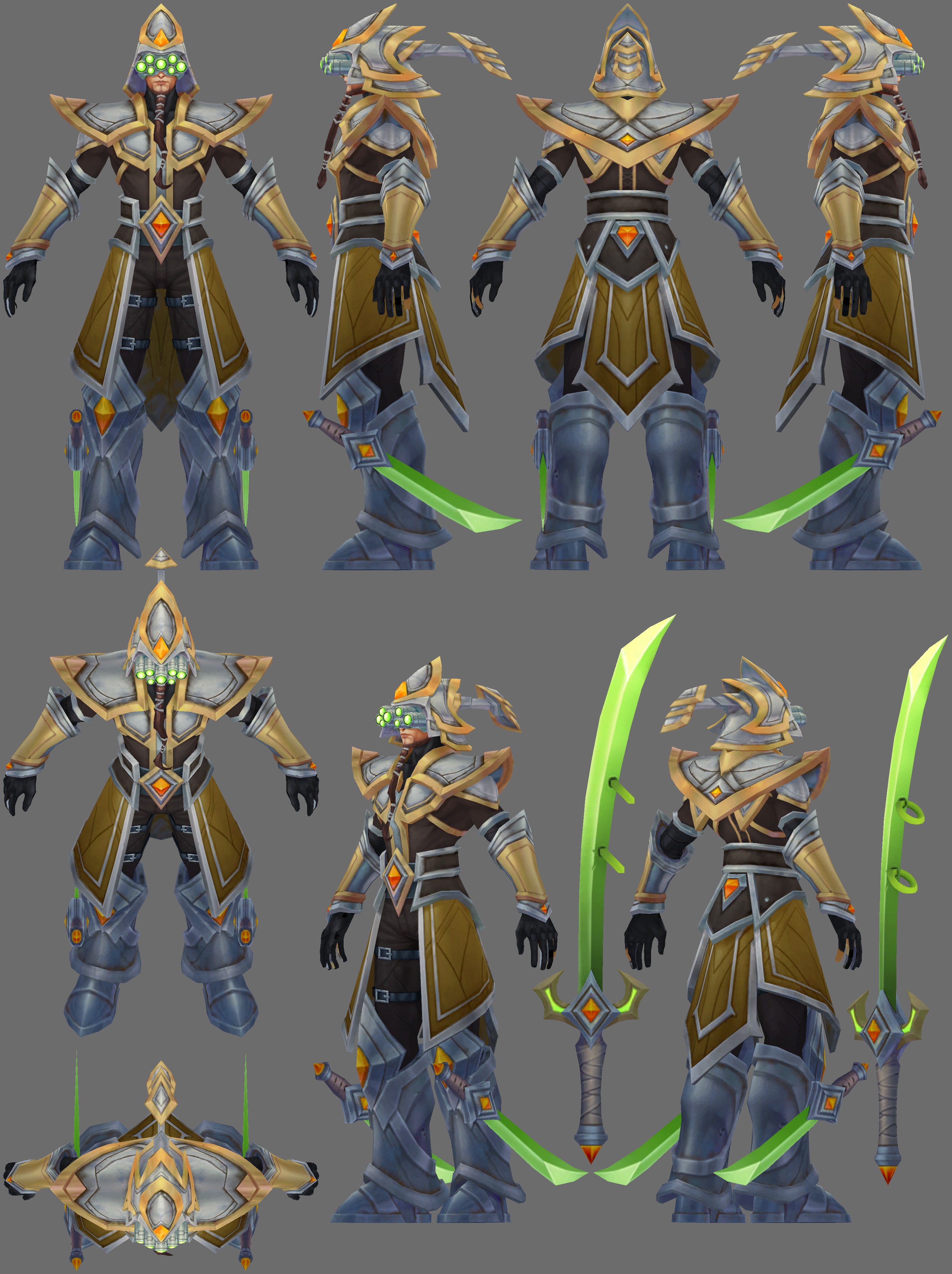 lol英雄联盟手游英雄建模-男性(高清多图-上)