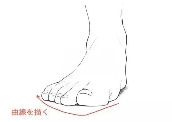 绘画教程 今天我们来画脚和鞋子叭 简单的教程 小白感动的泪水从嘴角缓缓流下 哔哩哔哩