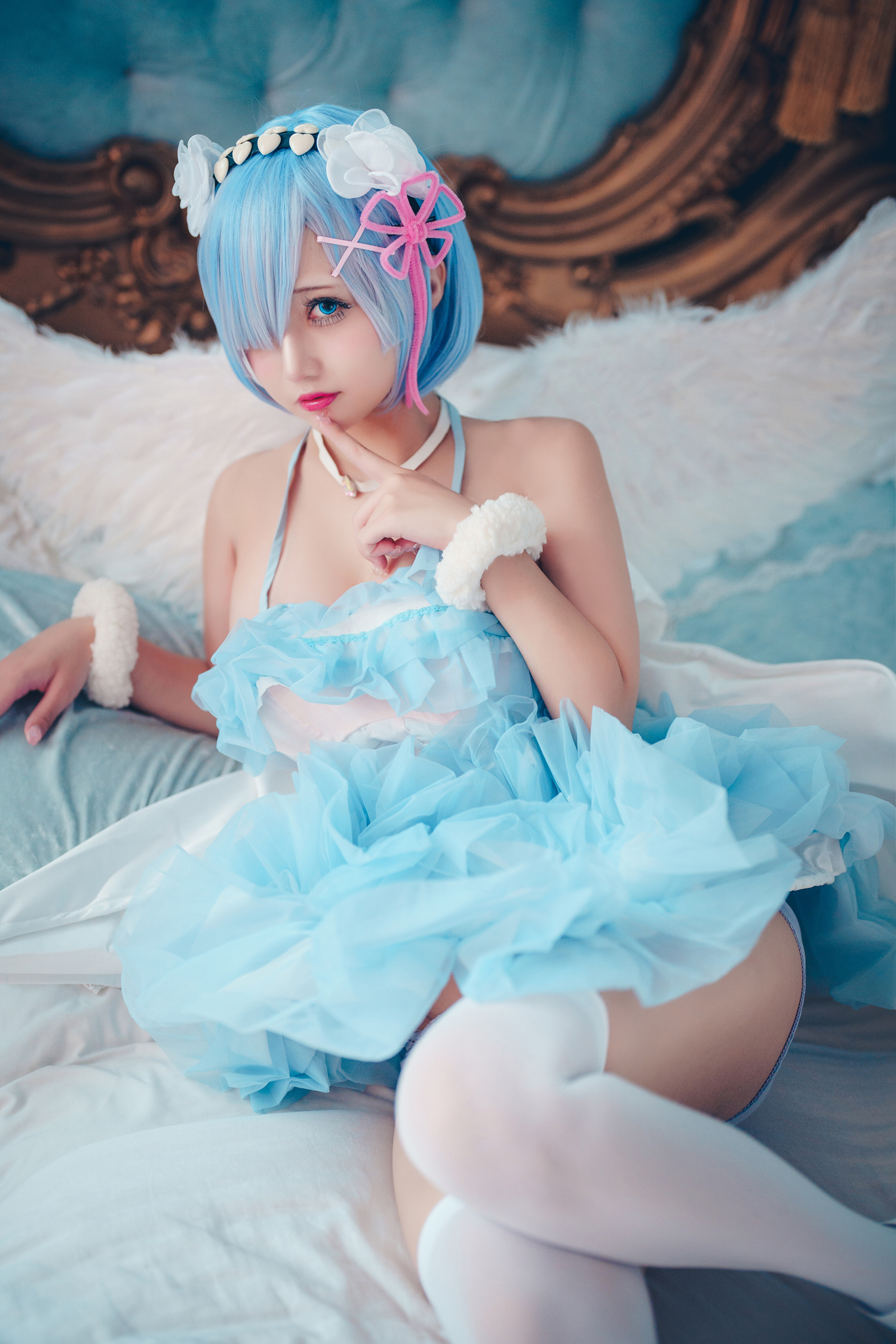 沖田凜花Rinka Rem CosPlay8