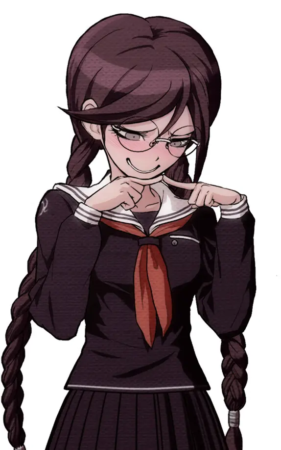 超高校级的文学少女 腐川冬子 半身立绘