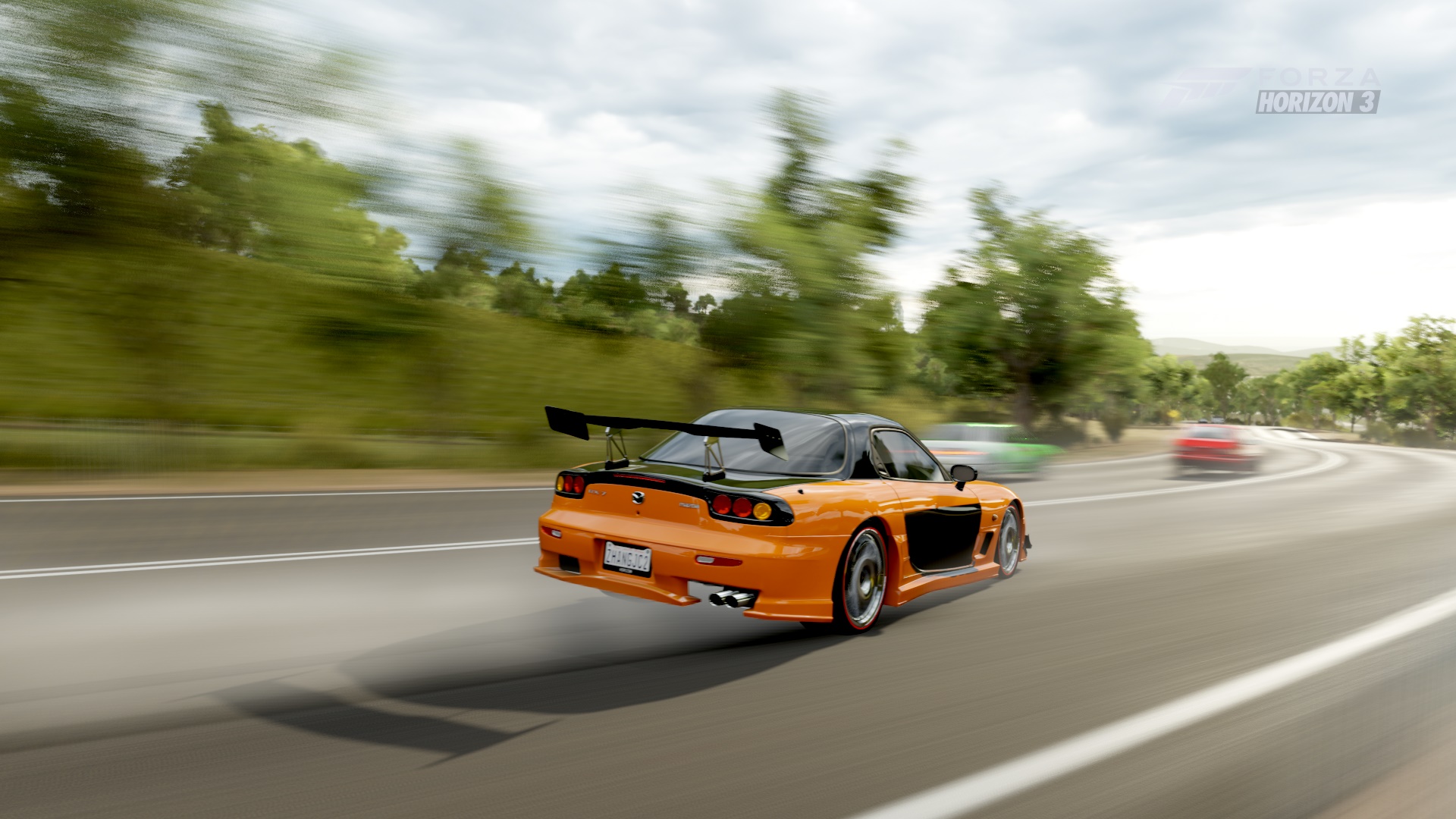 rx-7韩的涂装,有速度与激情内味了