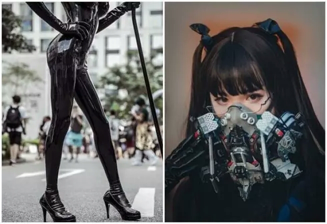 皮衣小姐姐|最近在漫展爆红的小姐姐