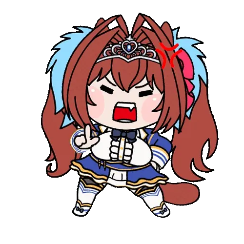 赛马娘狸表情包(大和赤骥篇2)