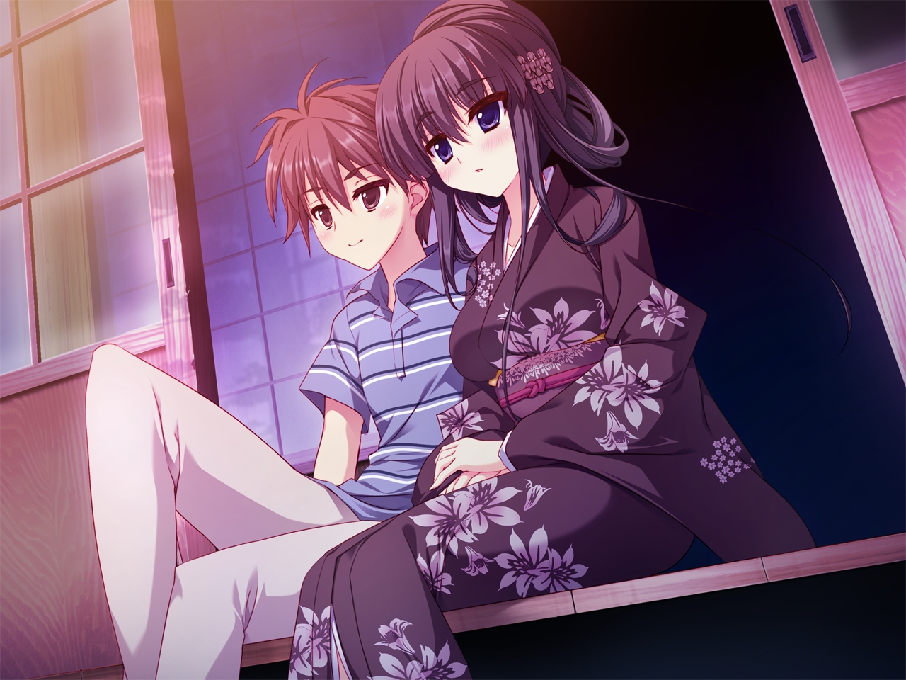 【架向星空之桥】高清cg壁纸