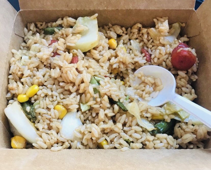 30晚饭 外卖 炒饭光盘