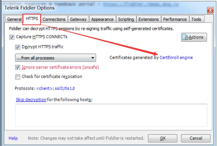 Unable to configure windows to trust the fiddler root certificate как решить