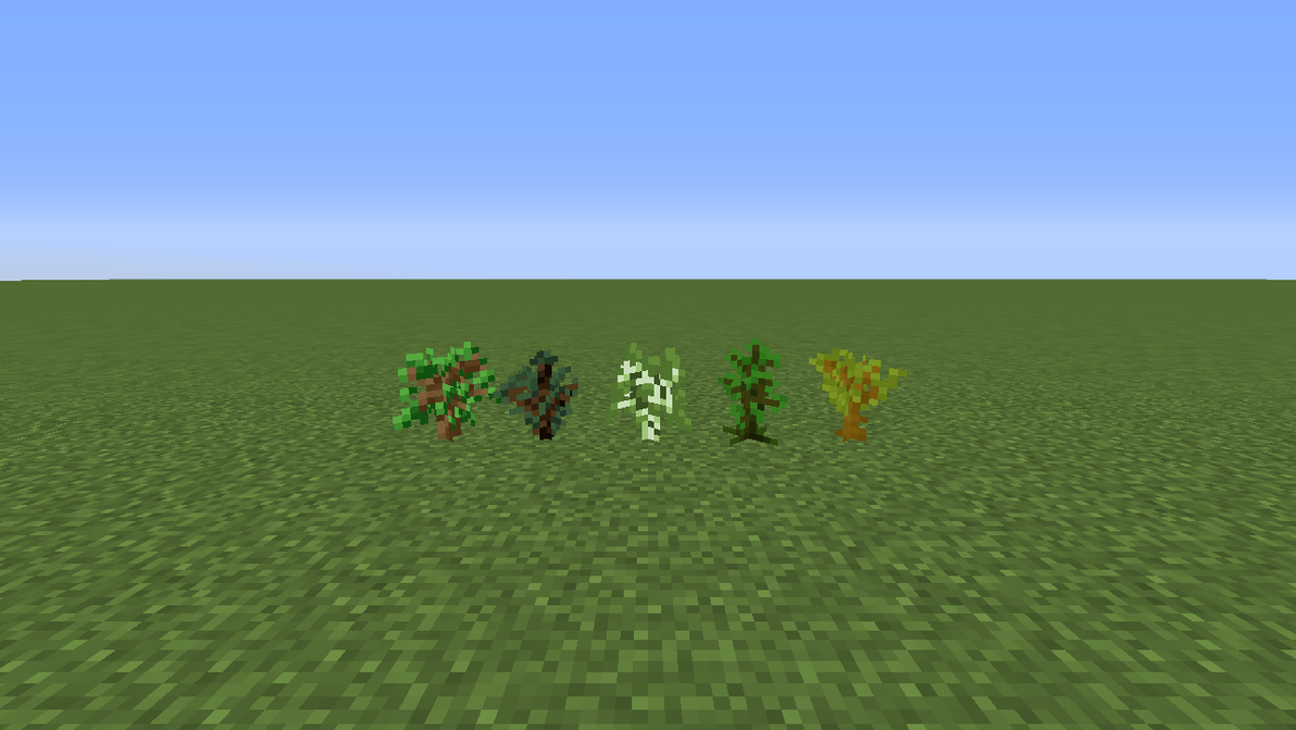 Minecraft里,树都是怎么长的呢?树的生长机制概述(已过时,仅供参考)。 - 哔哩哔哩