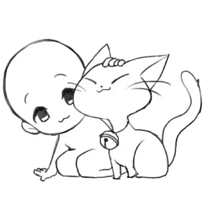 【素材】换个口味叭!q版多人互动姿势参考