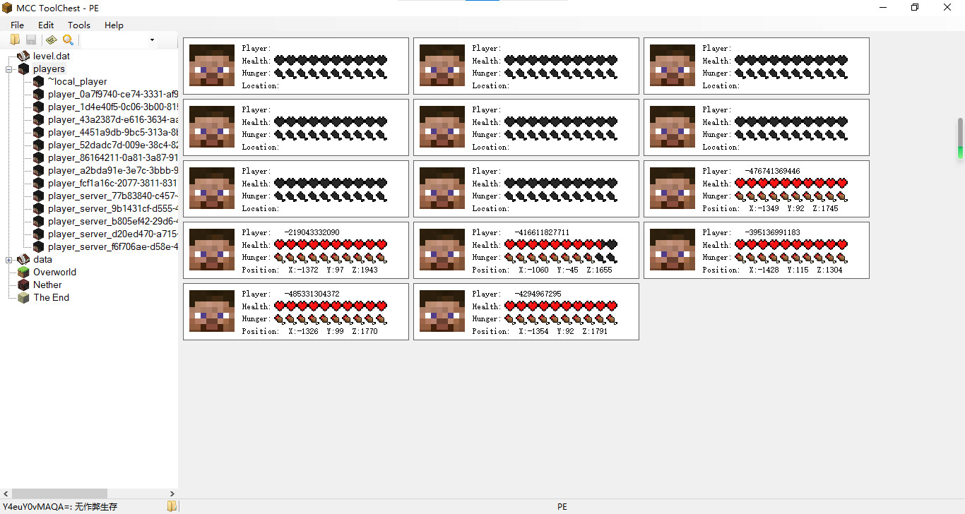 基岩版最强修改器，还能够将Java世界和基岩世界互相转换MCC Tool Chest PEの使用教程 哔哩哔哩